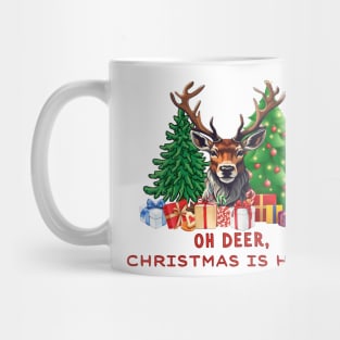 Christmas gifts "Oh Deer, Christmas is Here!" Mug